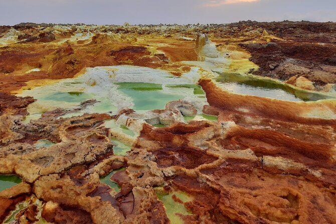 3-Day Danakil Depression Expedition - Afdera at -102m: Salt Lake Town, Salt Farms Walks, and the Flight Home