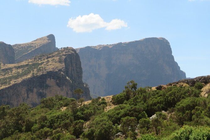 3 Days Trekking Simien Mountains Tours - Day 2: Jinbar Waterfall to Geech, Giant Lobelia, and the Kedadit Sunset