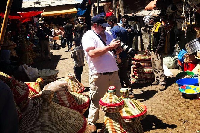 Every day Addis Ababa City Tour - Shiromeda market for traditional cloth, then up to Entoto