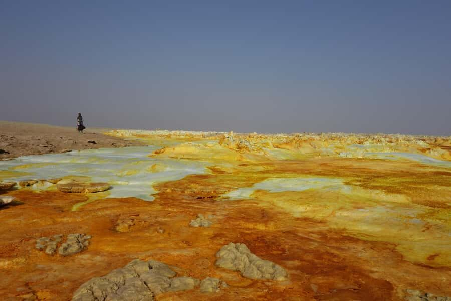 From Semera: Danakil Depression 3-Day Tour - Day 2: Erta Ale timing and Lake Asale sunsets with camel salt caravans