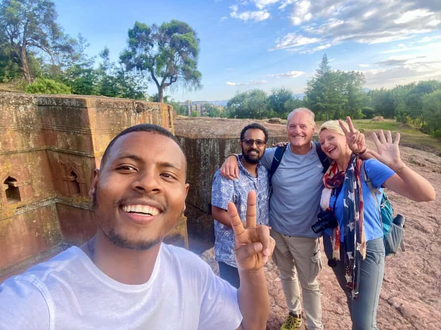 Full Day lalībela church's tour - From the airport to town: first impressions in Lalibela