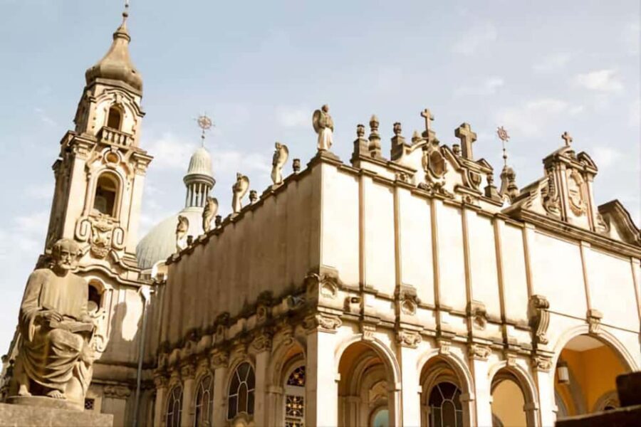 Fully guided city tours of Addis Ababa with hotel pickup - Entoto Maryam Church and the Entoto Hills at 2,900 meters